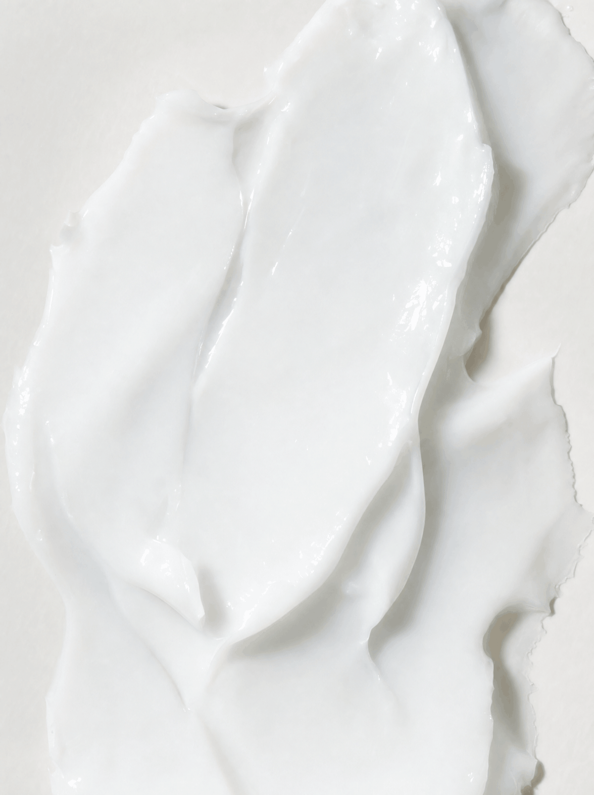 A smear of Matte Moisturizer showing the texture